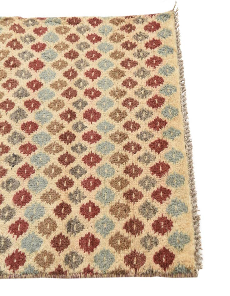 Detail image of  2' 7 x 4' 5  Hand Knotted Balouch Wool Rug