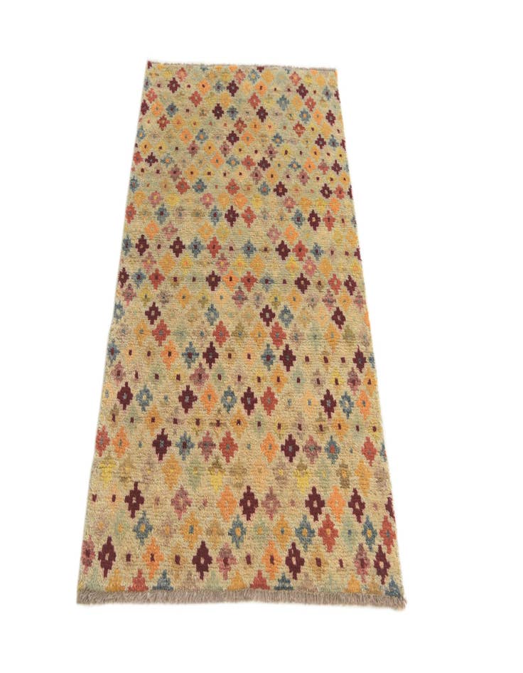 Detail image of  3' 1 x 5' 2  Hand Knotted Balouch Wool Rug