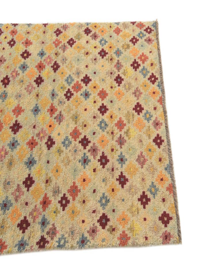 Detail image of  3' 1 x 5' 2  Hand Knotted Balouch Wool Rug