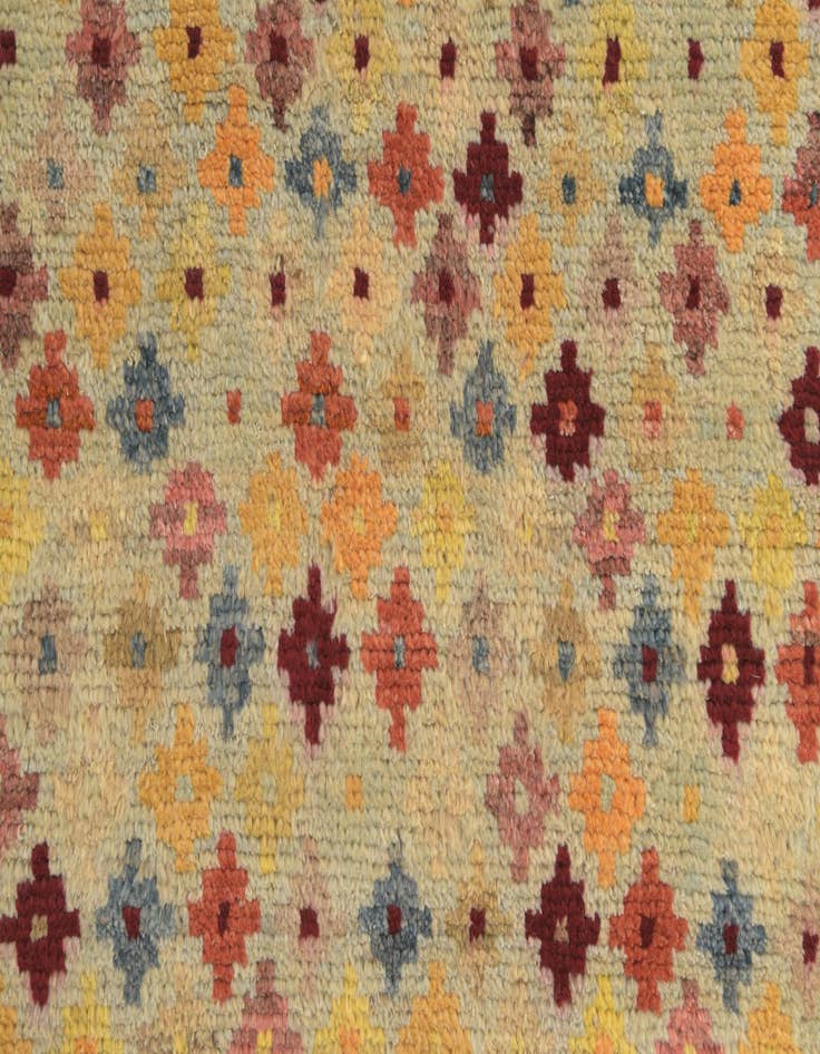Detail image of  3' 1 x 5' 2  Hand Knotted Balouch Wool Rug
