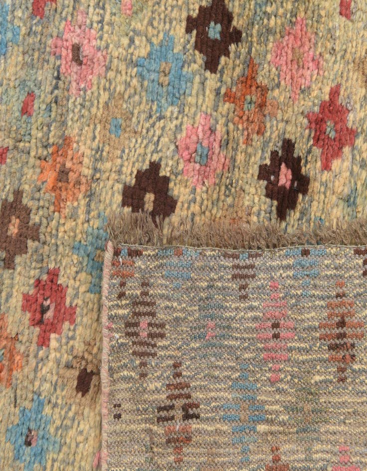 Detail image of  4' x 6' 1  Hand Knotted Balouch Wool Rug