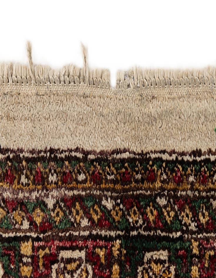 Detail image of  6' 6 x 9' 5  Hand Knotted Balouch Persian Wool Rug