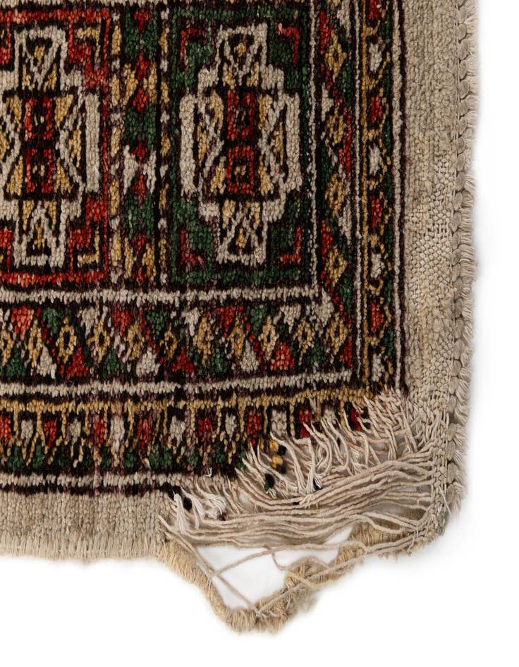 Detail image of  6' 6 x 9' 5  Hand Knotted Balouch Persian Wool Rug