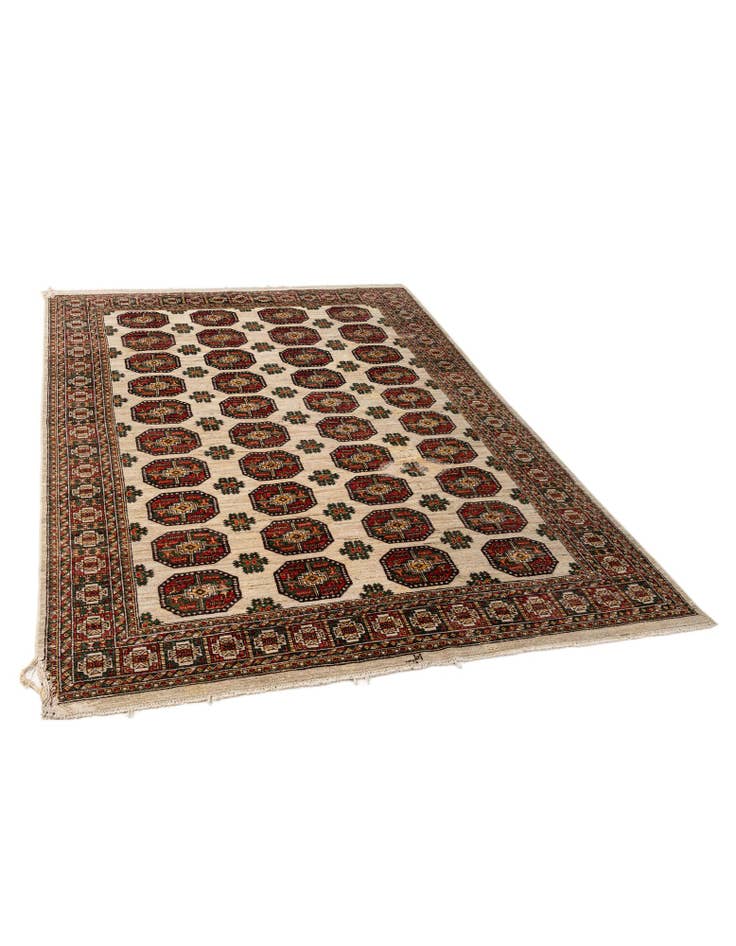 Detail image of  6' 6 x 9' 5  Hand Knotted Balouch Persian Wool Rug