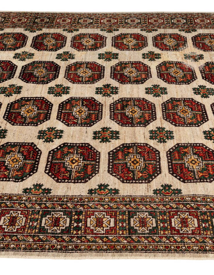 Detail image of  6' 6 x 9' 5  Hand Knotted Balouch Persian Wool Rug