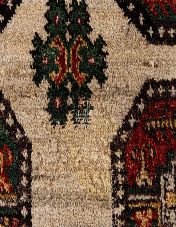 Detail image of  6' 6 x 9' 5  Hand Knotted Balouch Persian Wool Rug