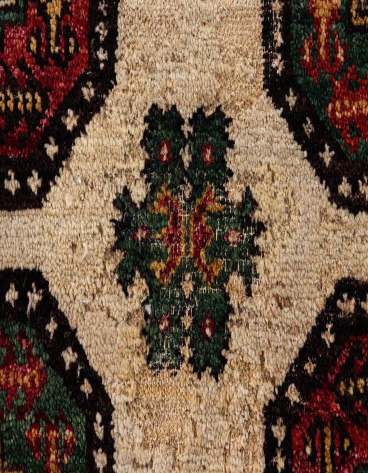 Detail image of  6' 6 x 9' 5  Hand Knotted Balouch Persian Wool Rug