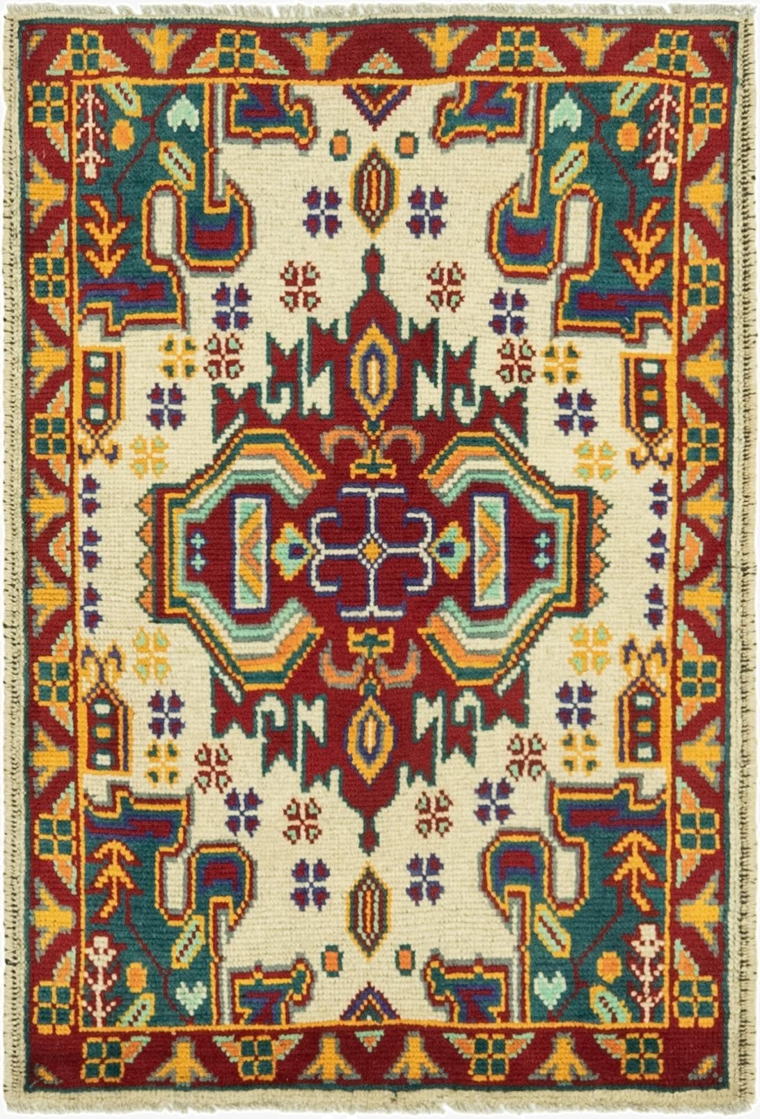  2' 8 x 4' 2  Hand Knotted Balouch Rug