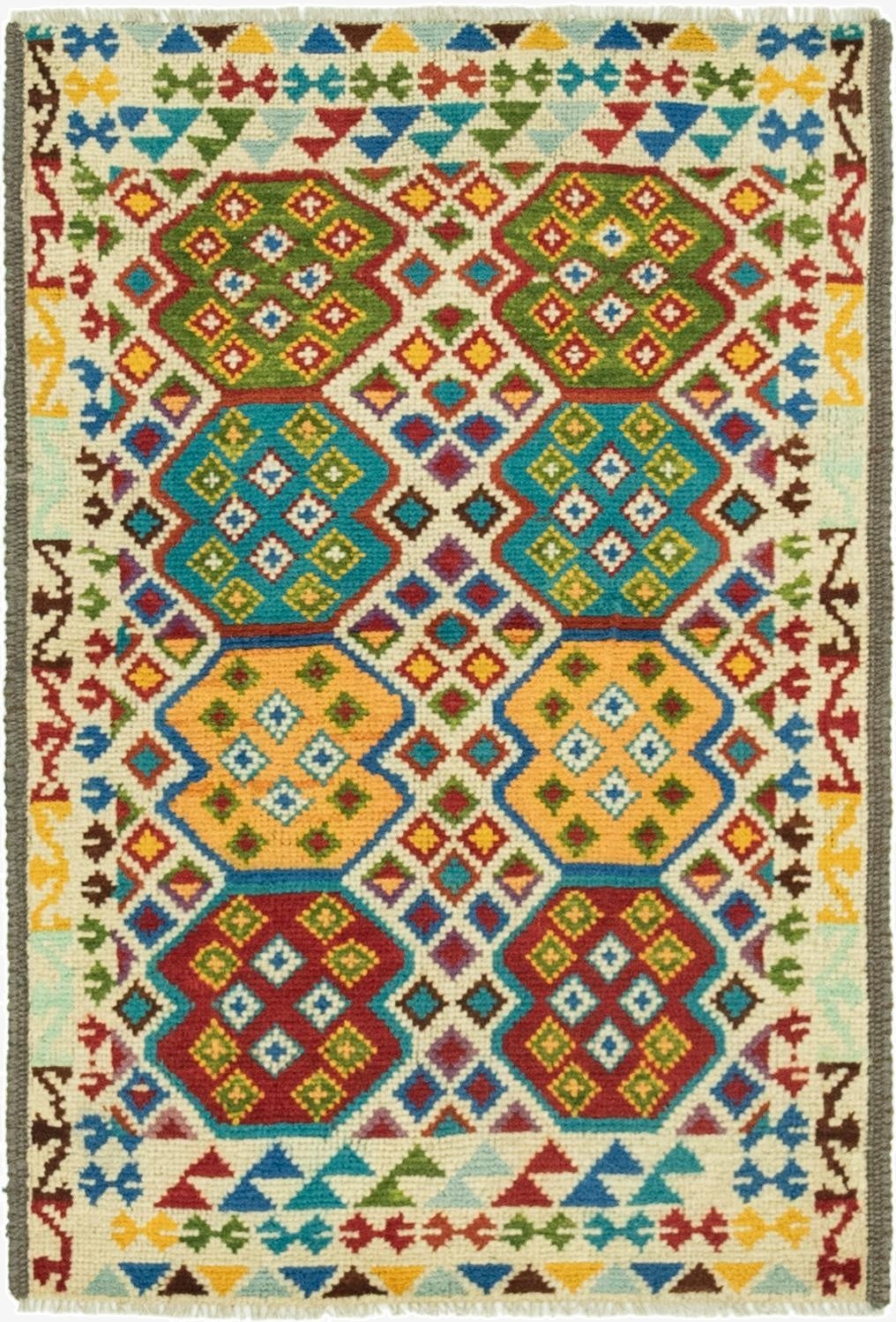  2' 6 x 3' 10  Hand Knotted Balouch Rug