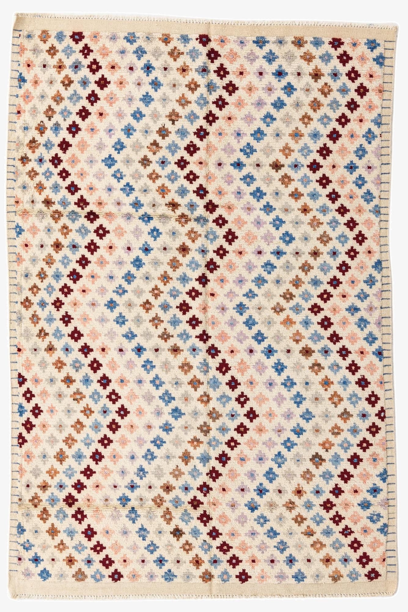  5' 4 x 8'  Hand Knotted Balouch Wool Rug