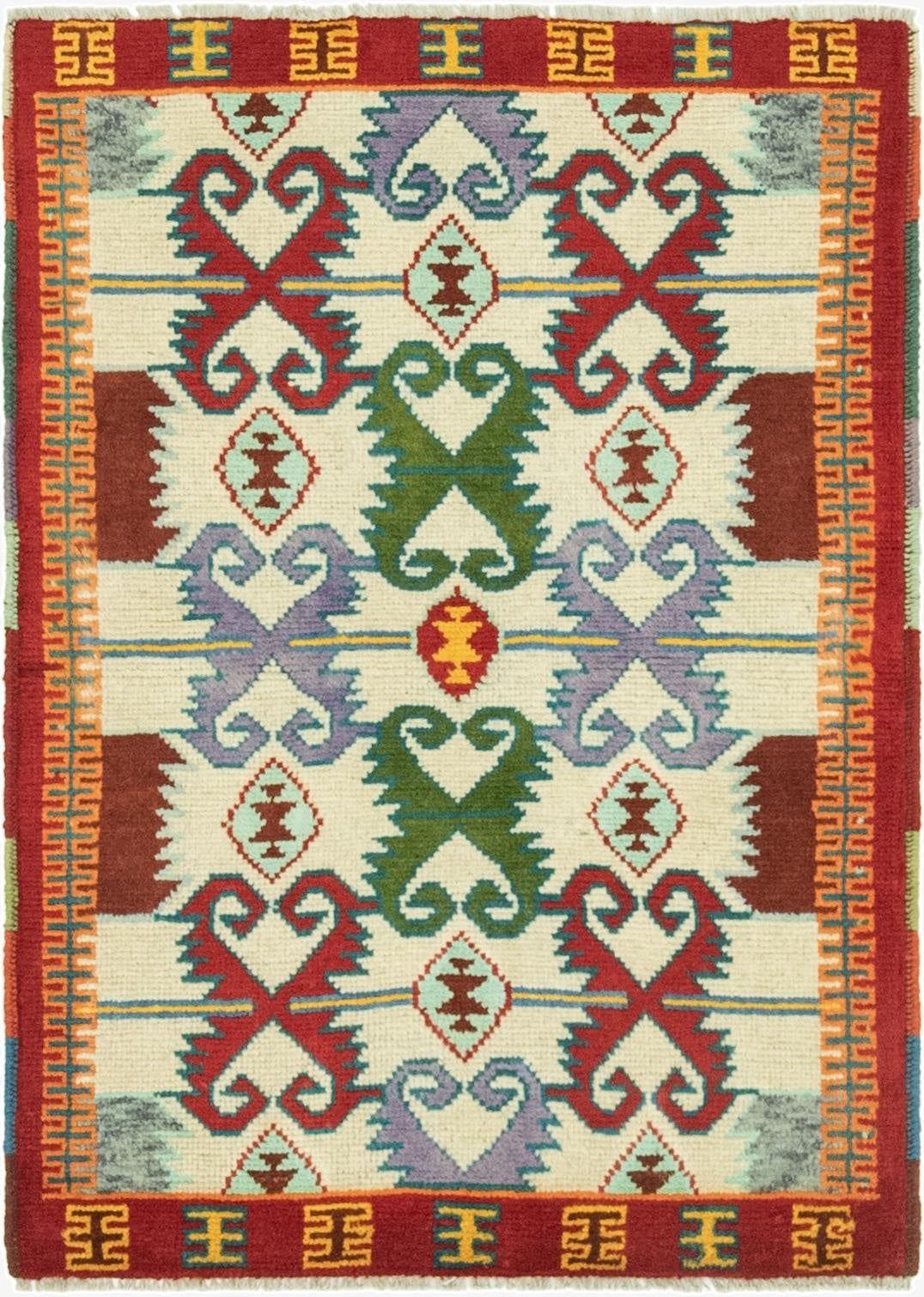  2' 8 x 3' 11  Hand Knotted Balouch Rug
