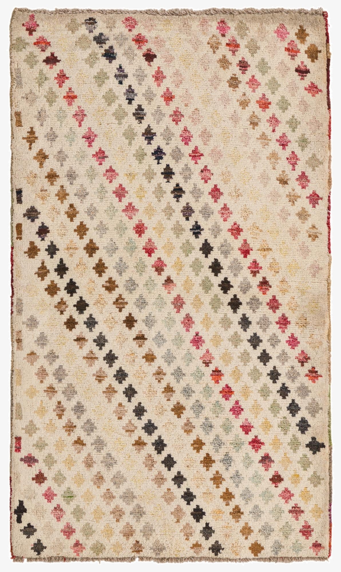  2' 10 x 4' 9  Hand Knotted Balouch Wool Rug