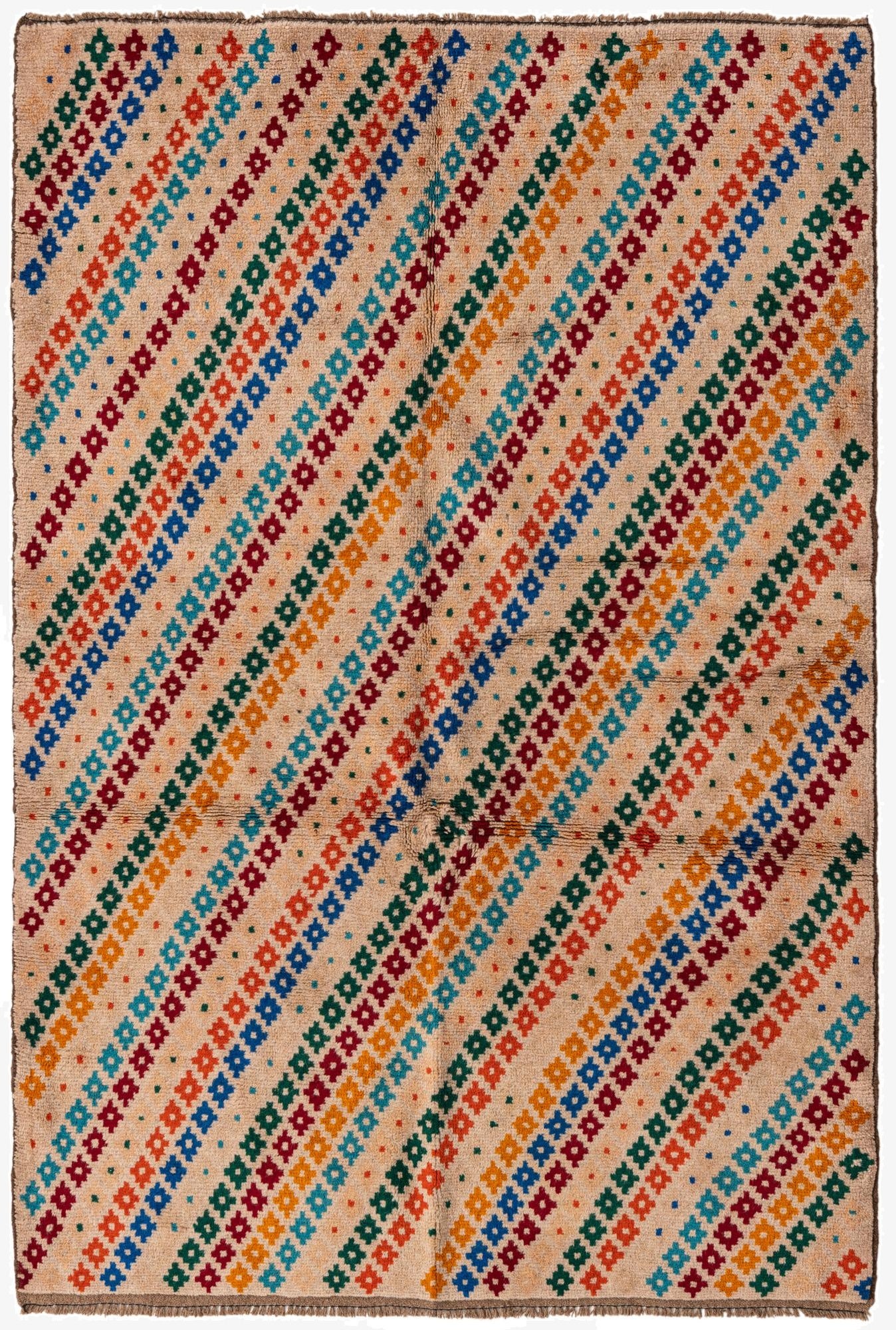  4' x 6'  Hand Knotted Balouch Wool Rug