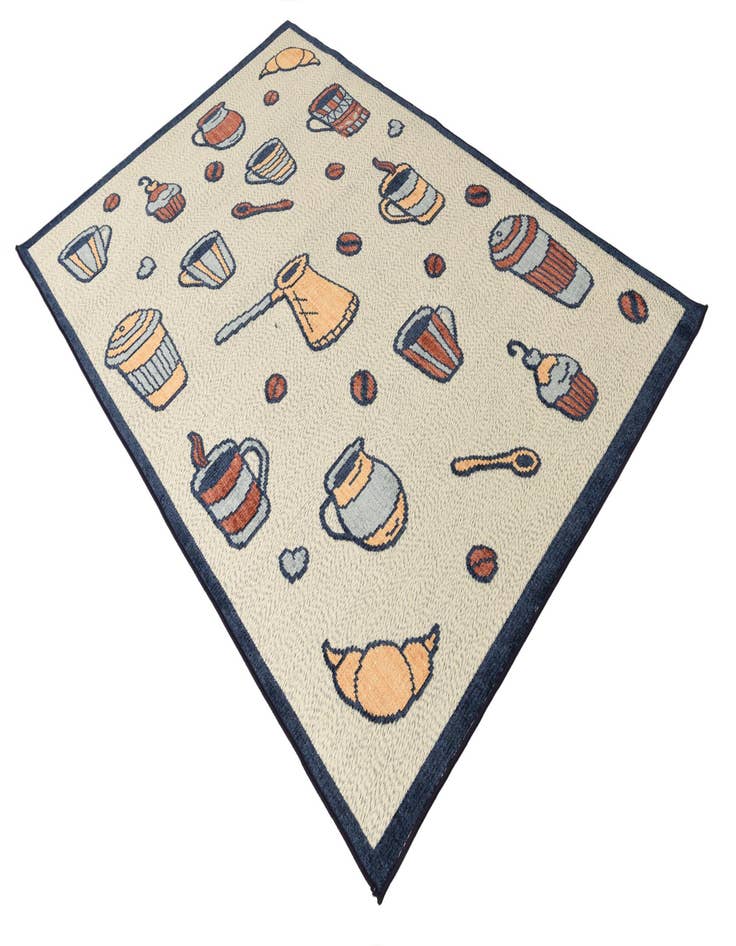 Detail image of  5' x 7' 6  Washable Belize Indoor / Outdoor Rug