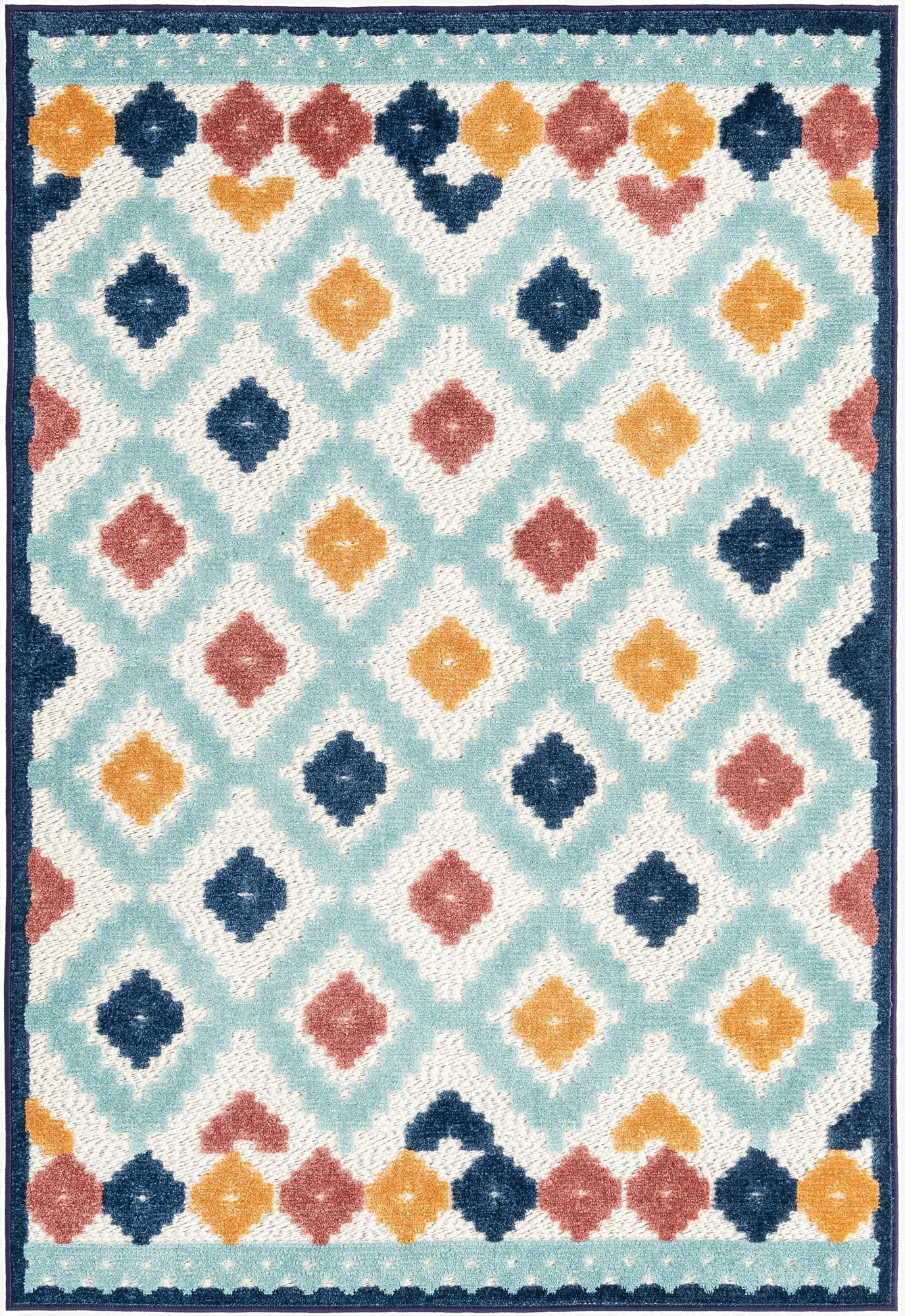  4' x 6'  Washable Belize Indoor / Outdoor Rug