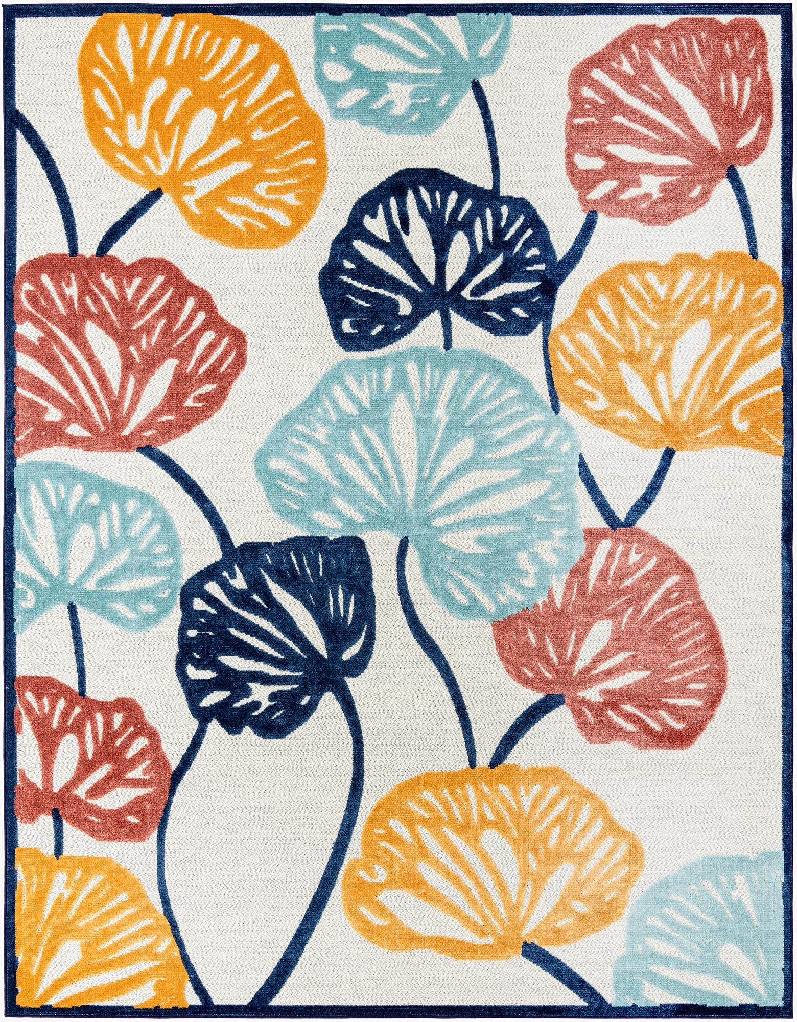  9' x 12'  Washable Belize Indoor / Outdoor Rug