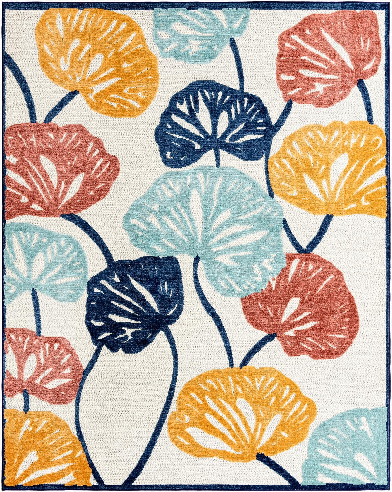  7' 10 x 10'  Washable Belize Indoor / Outdoor Rug