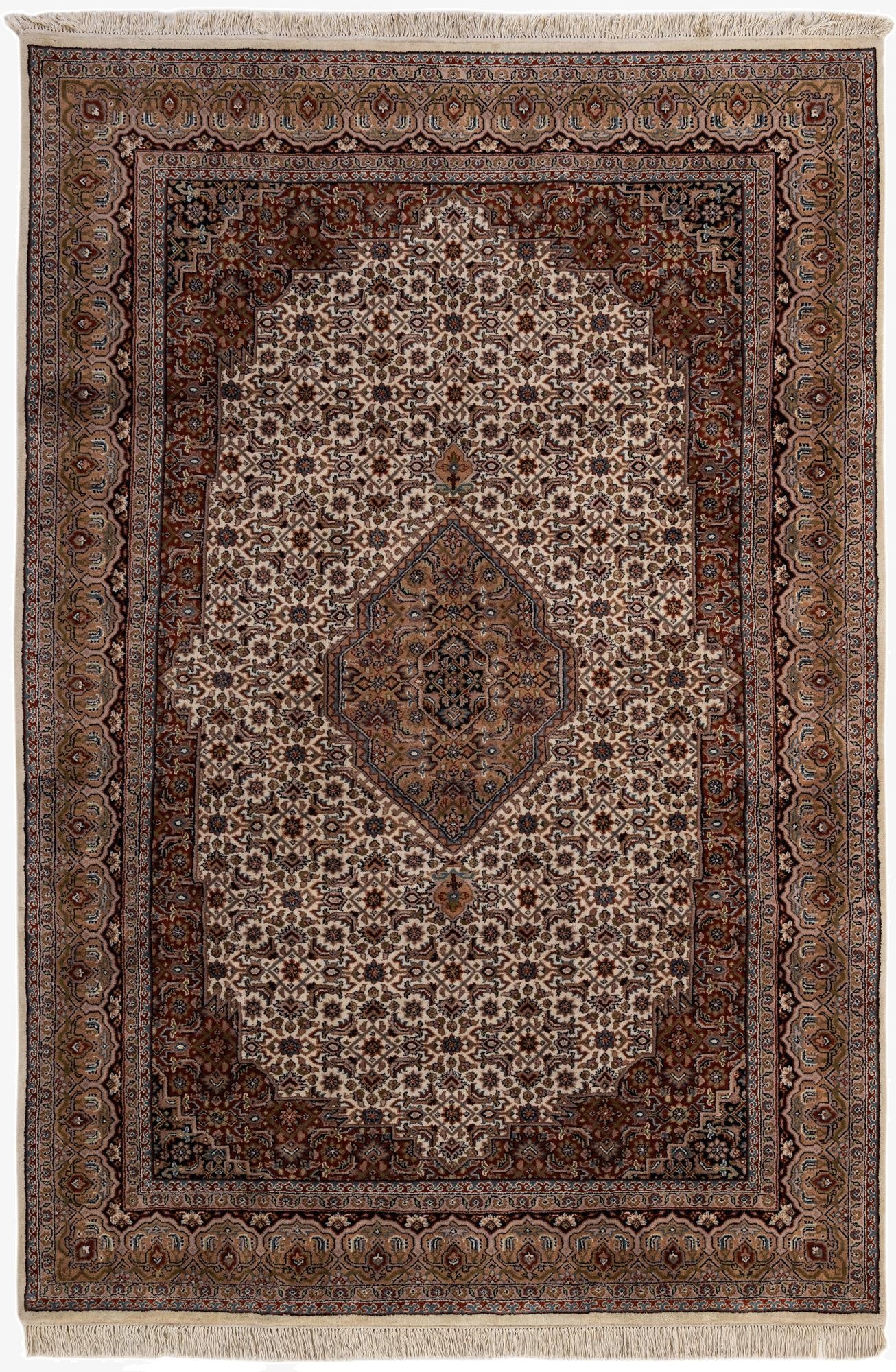  6' 8 x 10' 1  Hand Knotted Bidjar Wool Rug