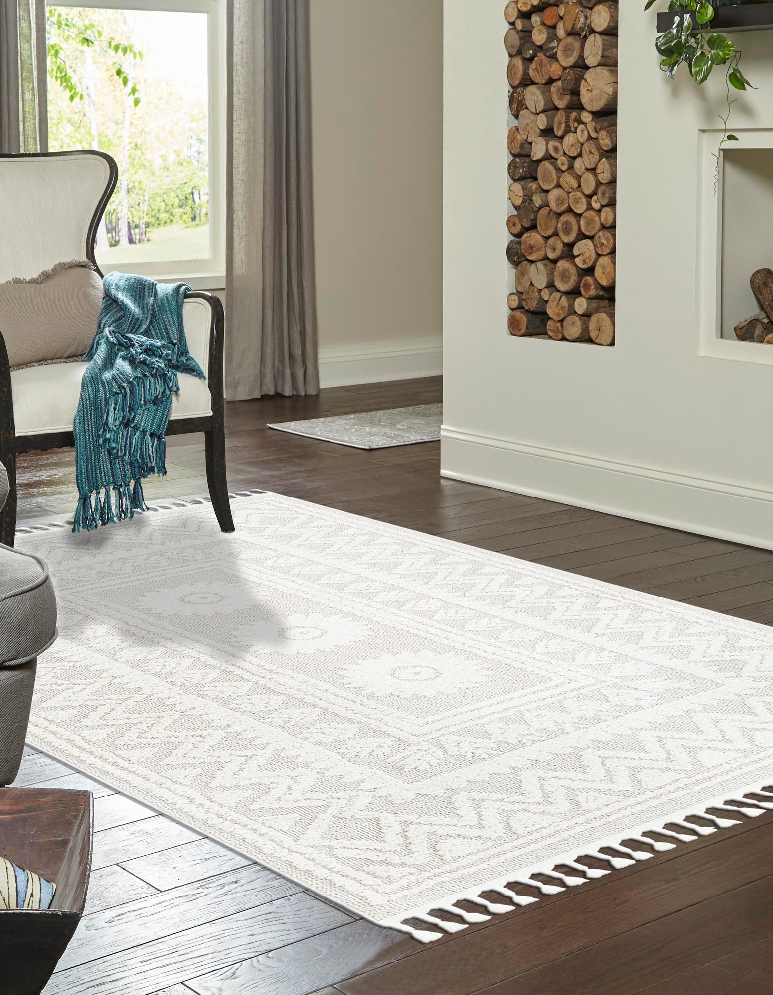 Ivory 7' 10 x 11' Boho Rug | Rugs.com