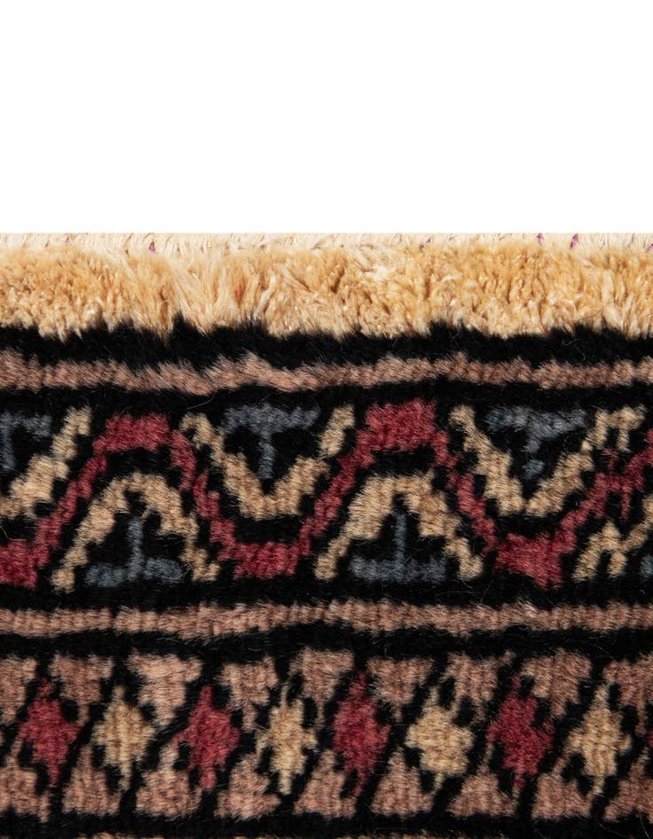 Detail image of  4' 3 x 6' 1  Hand Knotted Bokhara Oriental Rug