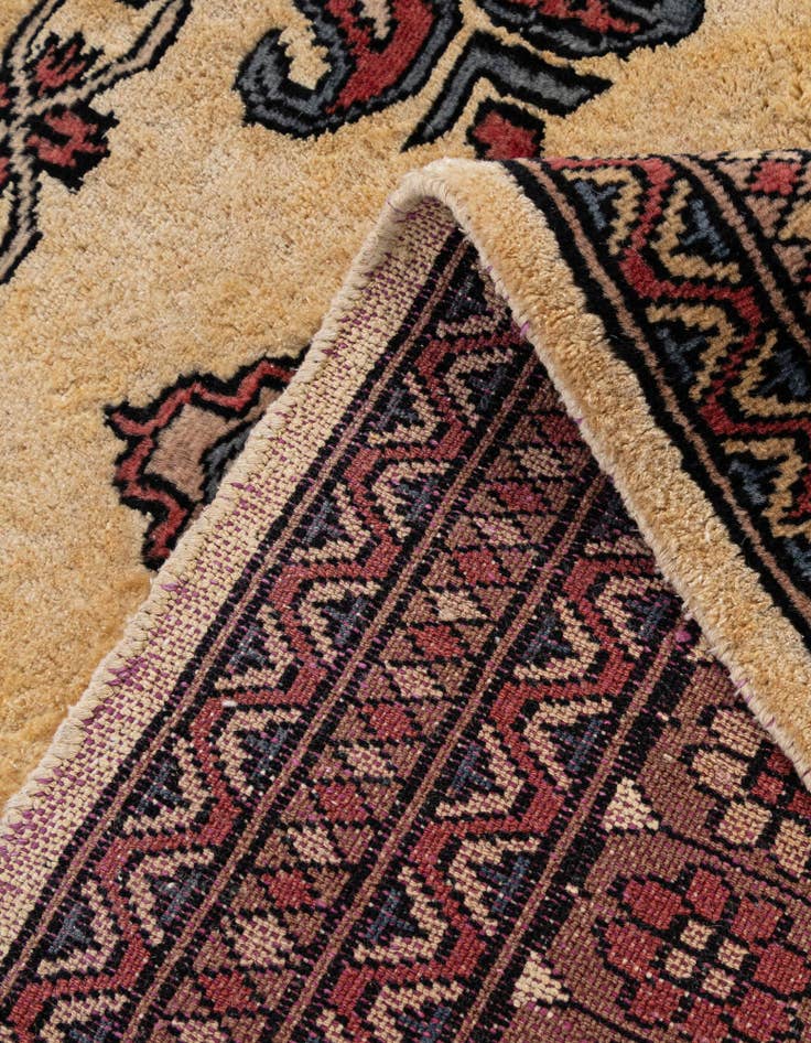 Detail image of  4' 3 x 6' 1  Hand Knotted Bokhara Oriental Rug