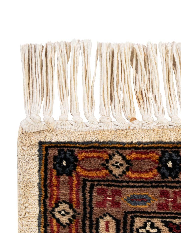 Detail image of  4' x 6'  Hand Knotted Bokhara Oriental Rug