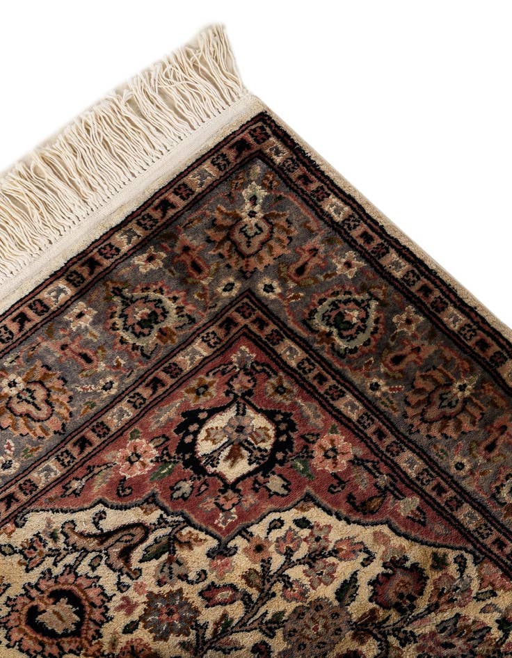 Detail image of  3' 2 x 4' 9  Hand Knotted Bokhara Oriental Rug