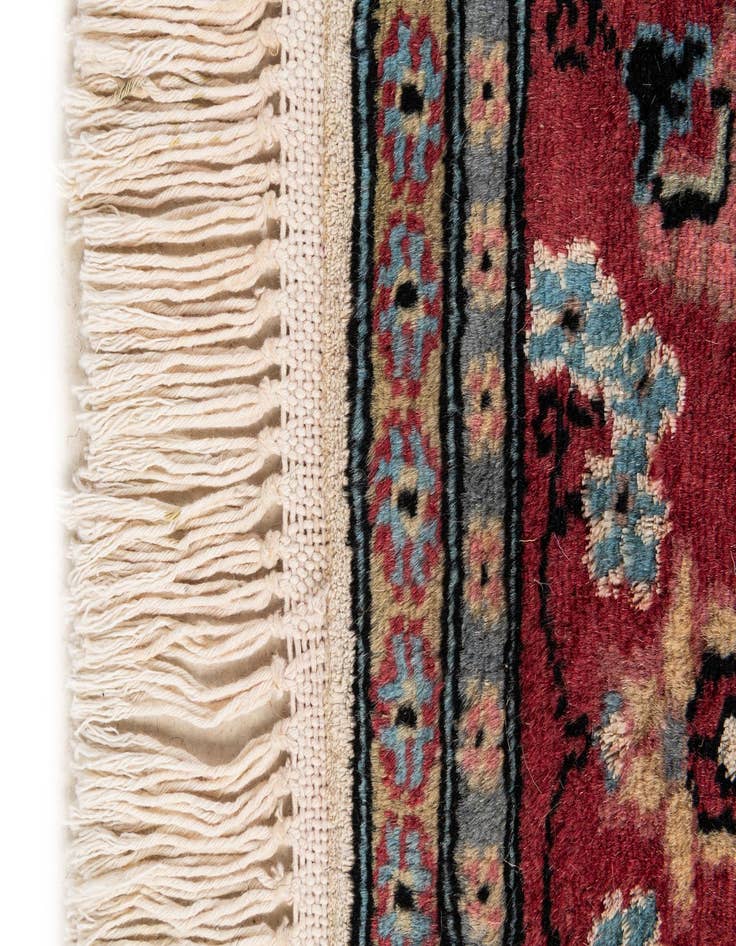 Detail image of  4' 4 x 6' 2  Hand Knotted Bokhara Oriental Rug