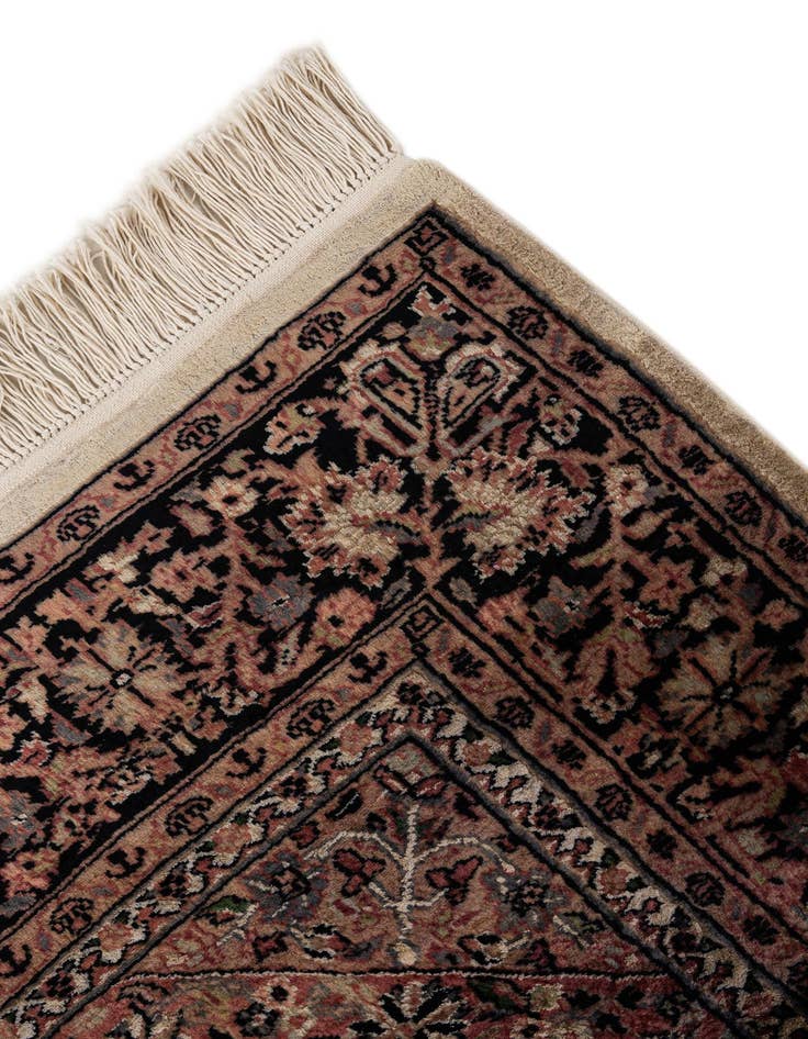 Detail image of  4' 2 x 6' 1  Hand Knotted Bokhara Oriental Rug