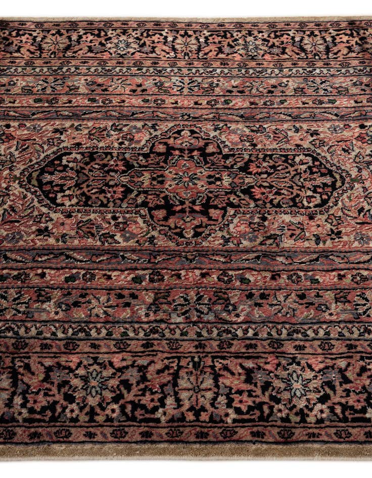 Detail image of  4' 2 x 6' 1  Hand Knotted Bokhara Oriental Rug