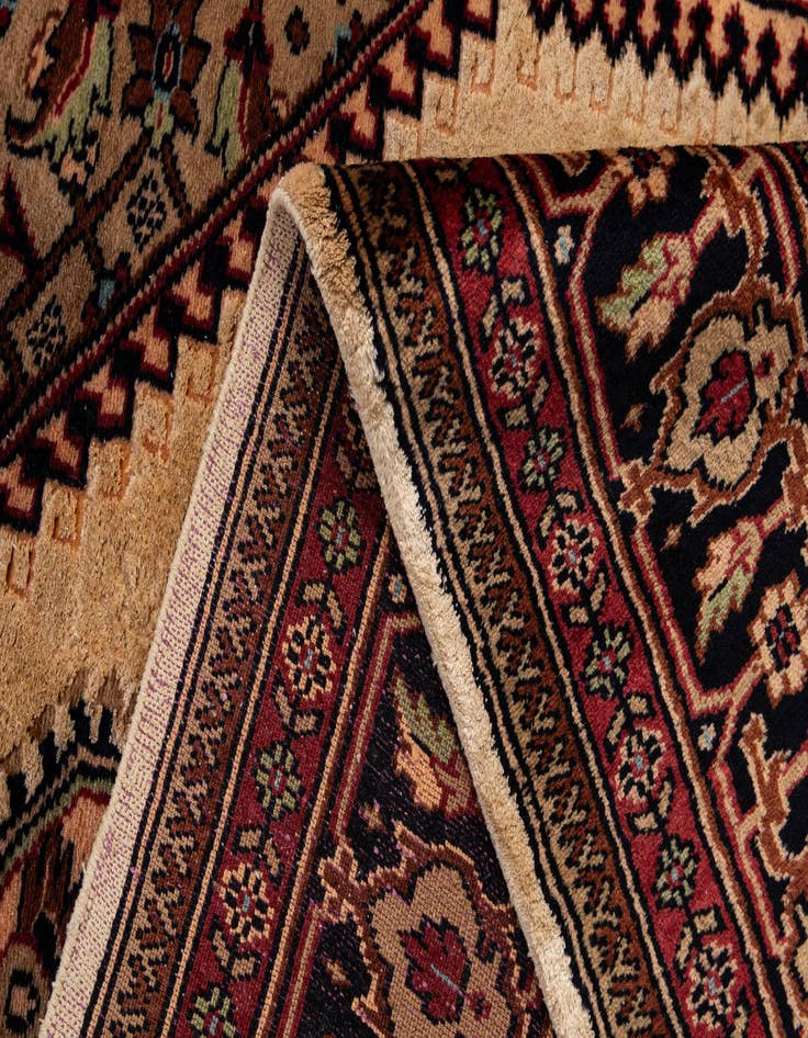 Detail image of  4' 2 x 6' 6  Hand Knotted Bokhara Wool Rug