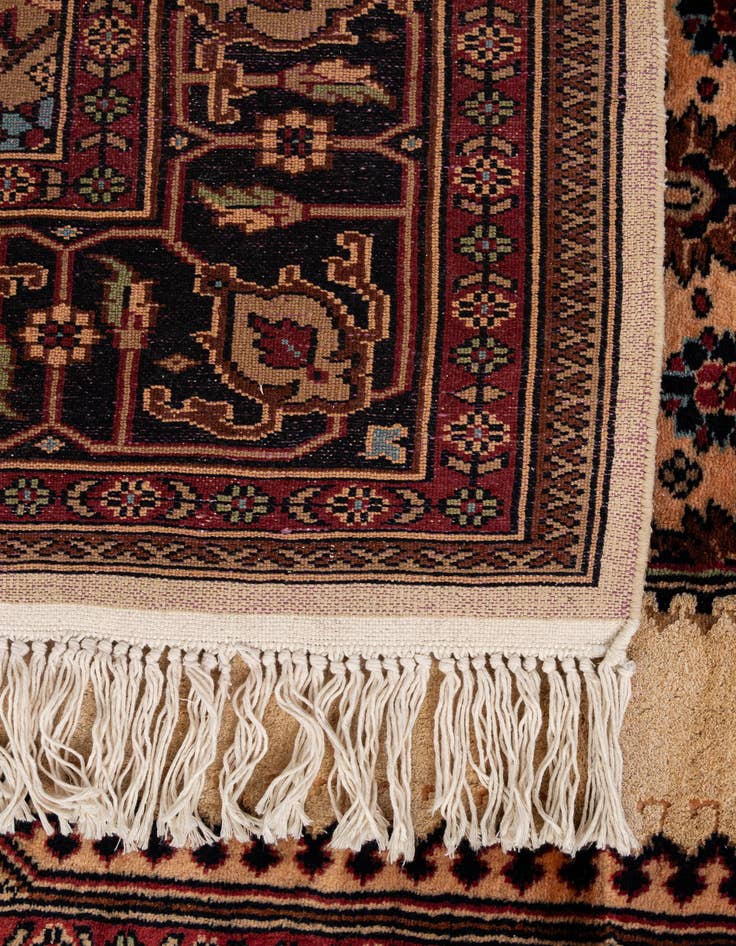 Detail image of  4' 2 x 6' 6  Hand Knotted Bokhara Wool Rug