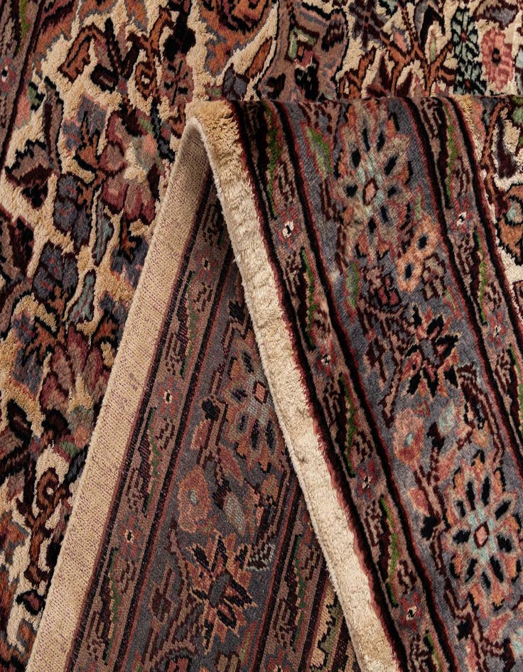 Detail image of  4' 3 x 6' 3  Hand Knotted Bokhara Oriental Wool Rug