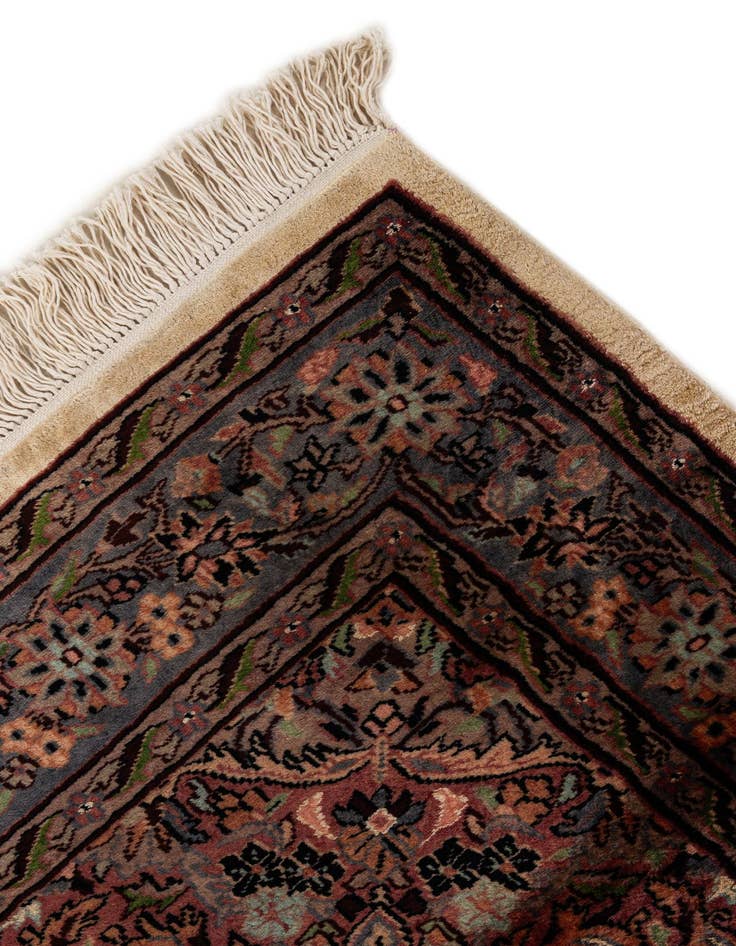 Detail image of  4' 3 x 6' 3  Hand Knotted Bokhara Oriental Wool Rug