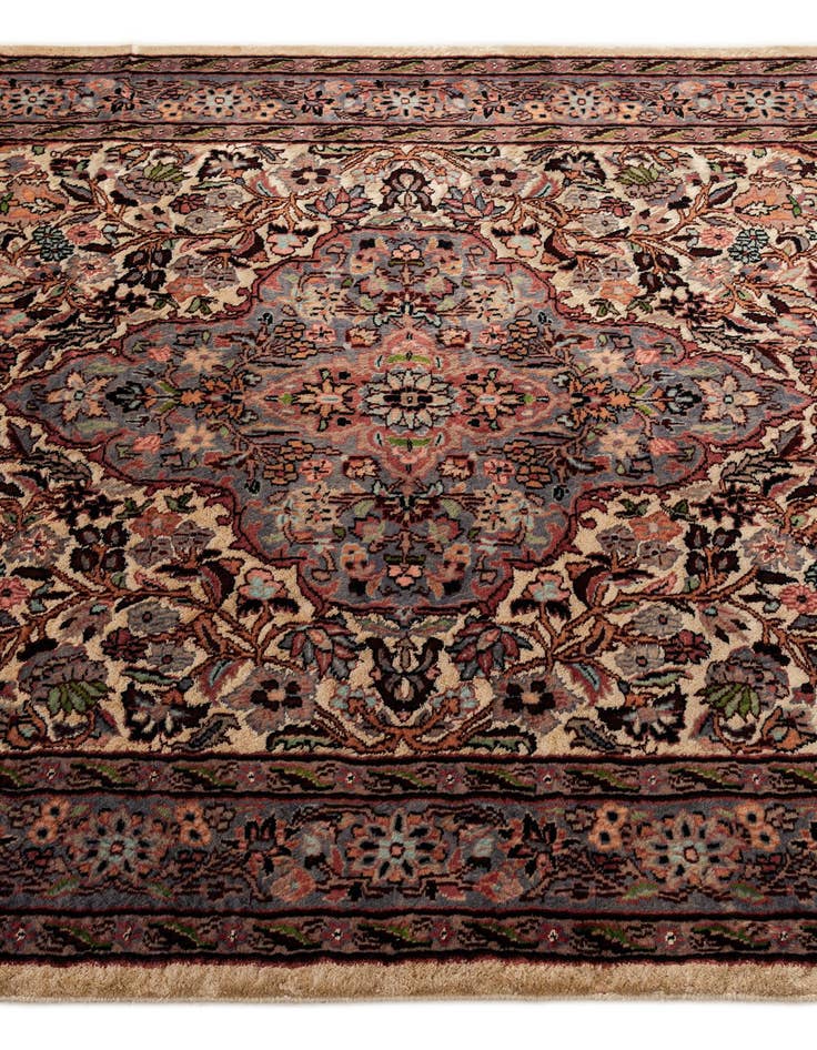 Detail image of  4' 3 x 6' 3  Hand Knotted Bokhara Oriental Wool Rug
