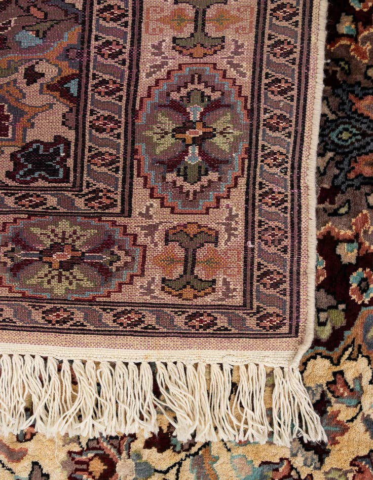 Detail image of  4' 1 x 5' 9  Hand Knotted Bokhara Oriental Wool Rug