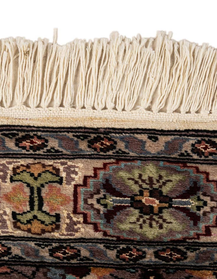 Detail image of  4' 1 x 5' 9  Hand Knotted Bokhara Oriental Wool Rug