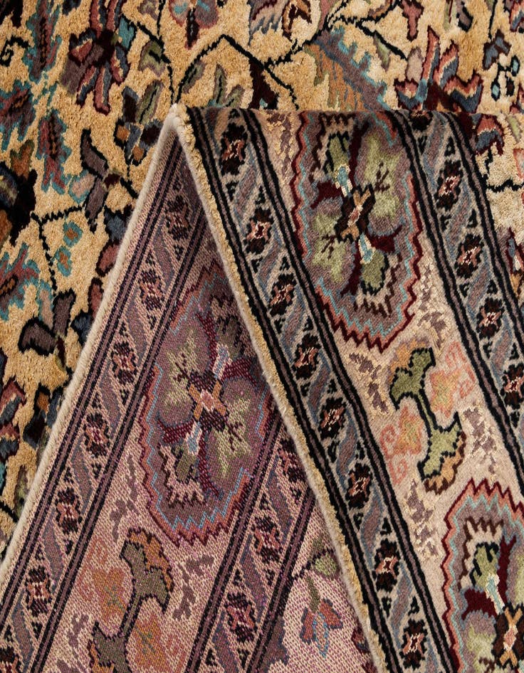 Detail image of  4' 1 x 5' 9  Hand Knotted Bokhara Oriental Wool Rug