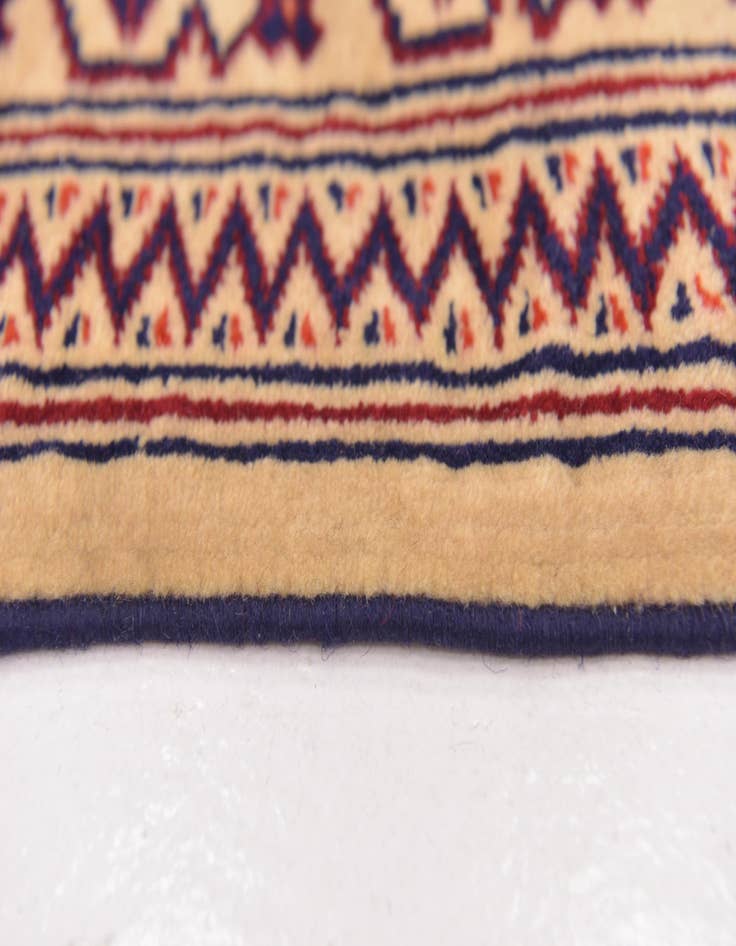 Detail image of 7' 5 x 10' 3 Hand Knotted Bokhara Oriental Wool Rug