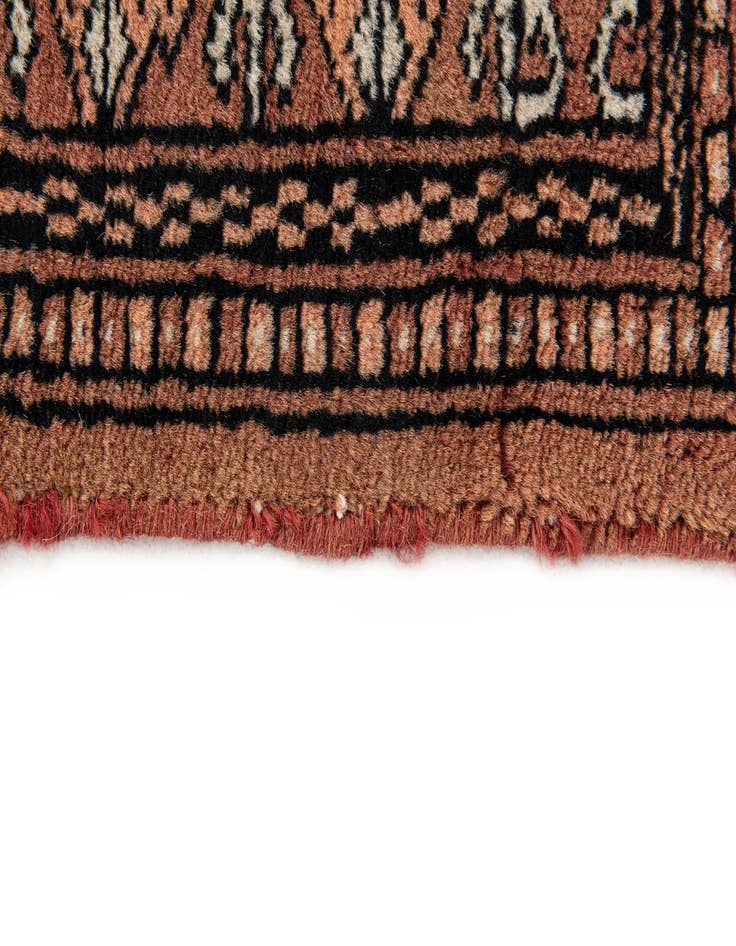 Detail image of  2' 2 x 2' 11  Hand Knotted Bokhara Oriental Wool Rug