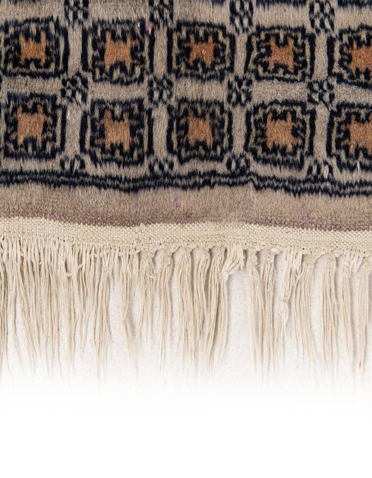 Detail image of  2' 7 x 3' 11  Hand Knotted Bokhara Oriental Wool Rug
