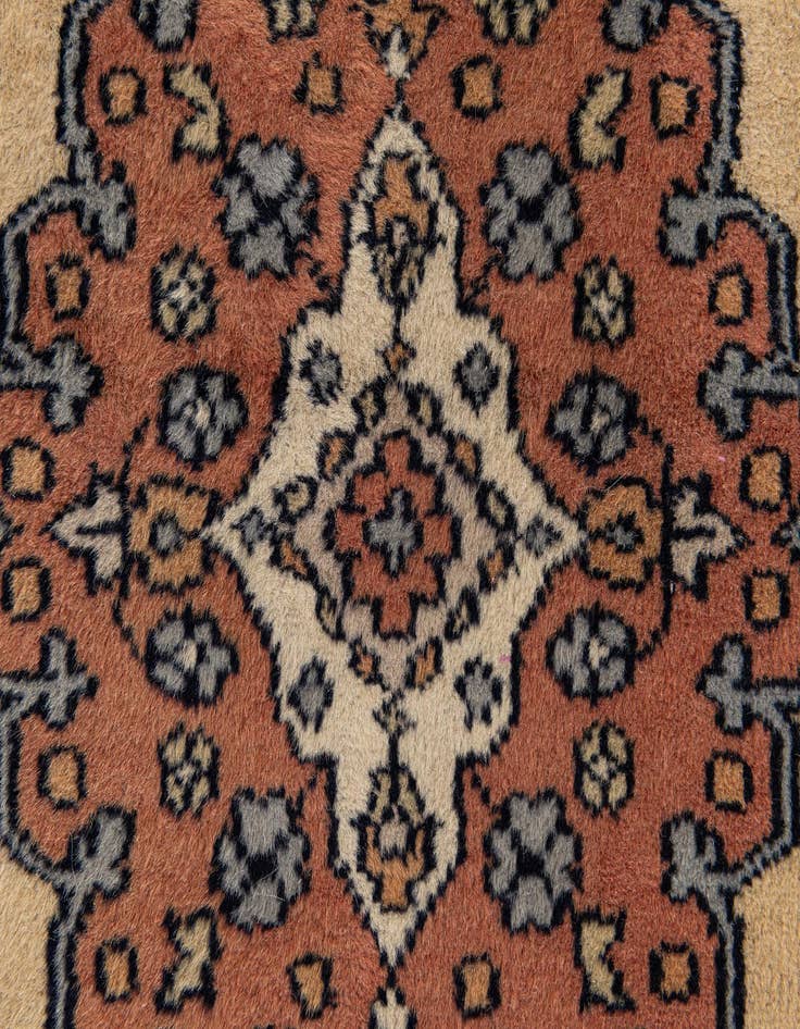 Detail image of  2' 7 x 3' 11  Hand Knotted Bokhara Oriental Wool Rug