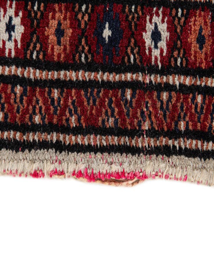 Detail image of  2' 7 x 4' 4  Hand Knotted Bokhara Oriental Wool Rug