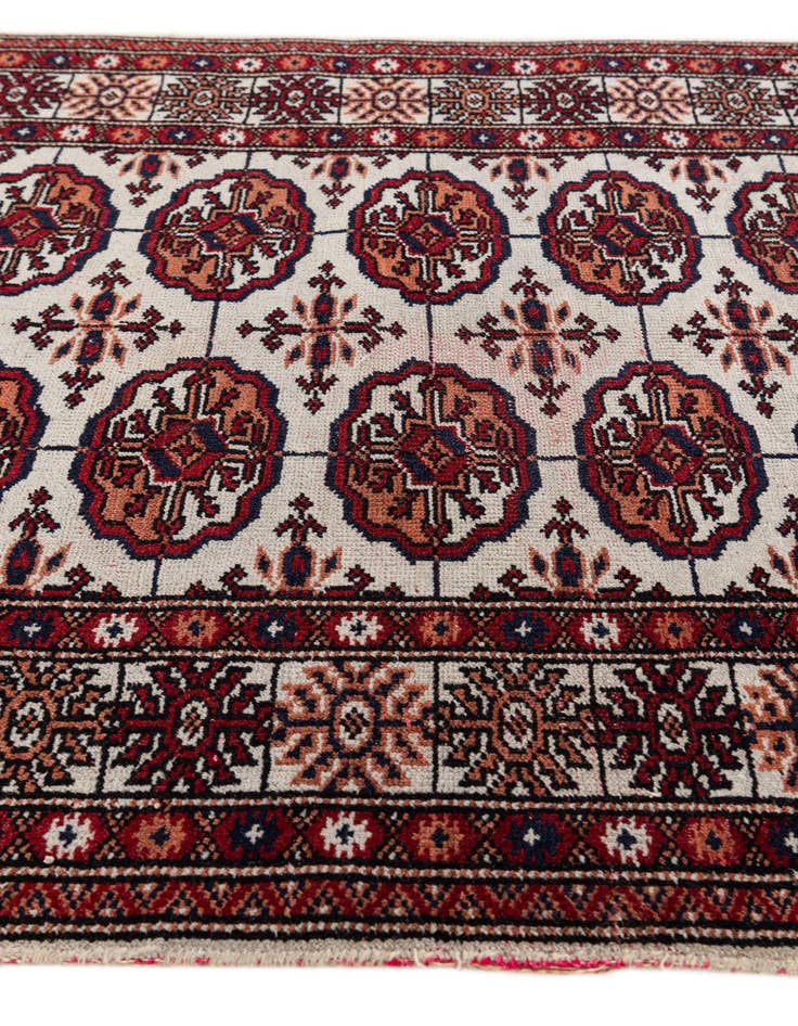 Detail image of  2' 7 x 4' 4  Hand Knotted Bokhara Oriental Wool Rug