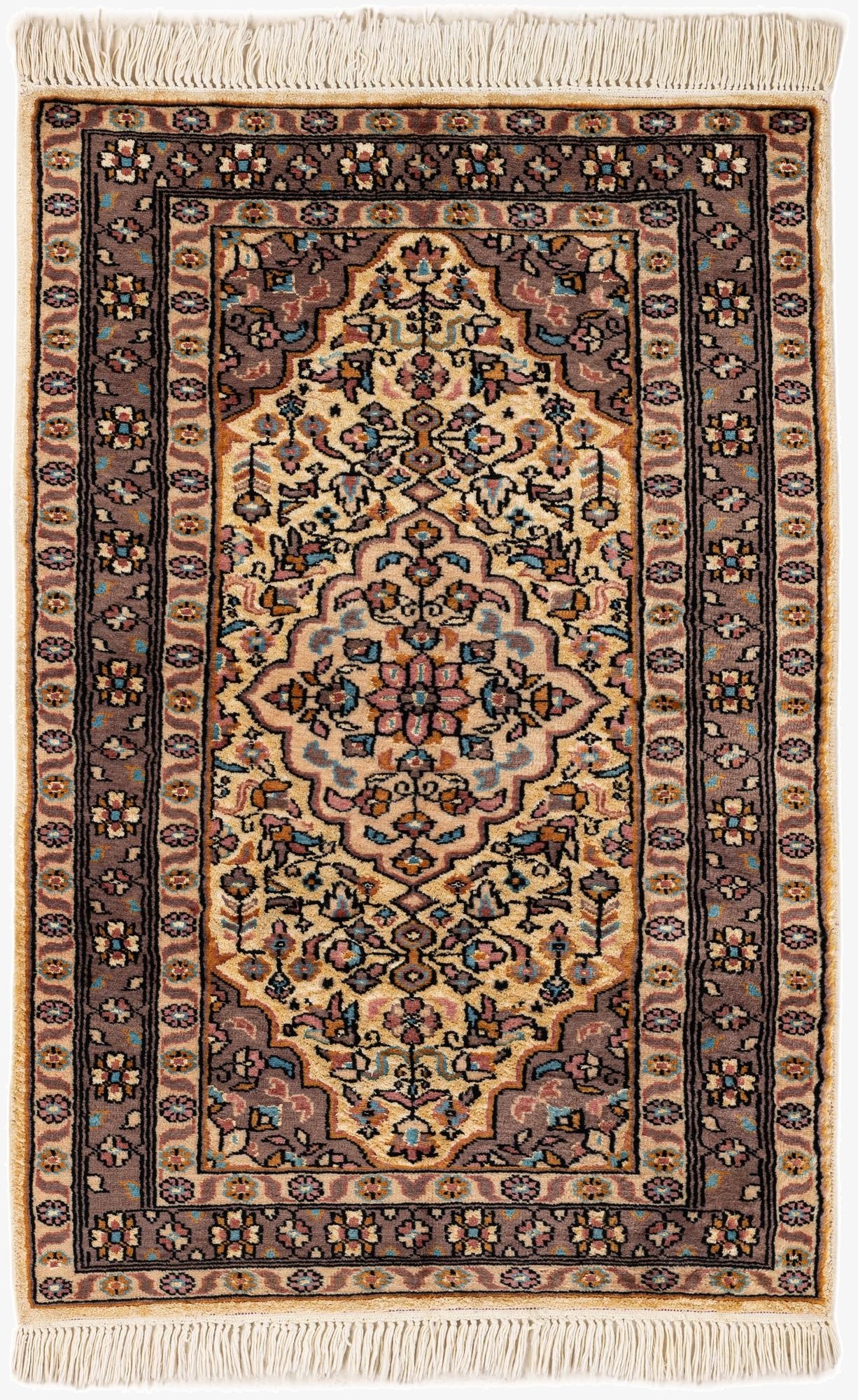  2' 7 x 4'  Hand Knotted Bokhara Oriental Rug