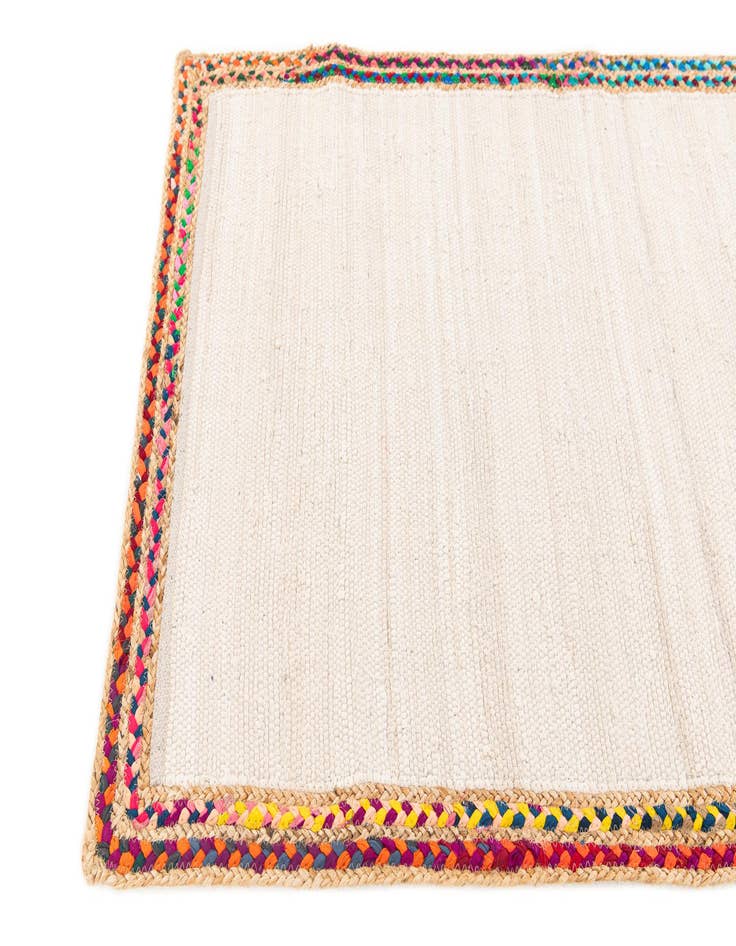 Detail image of  3' x 5'  Hand Braided Jute Rug