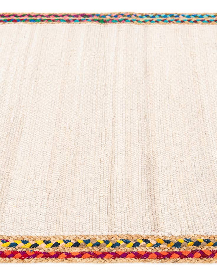 Detail image of  3' x 5'  Hand Braided Jute Rug