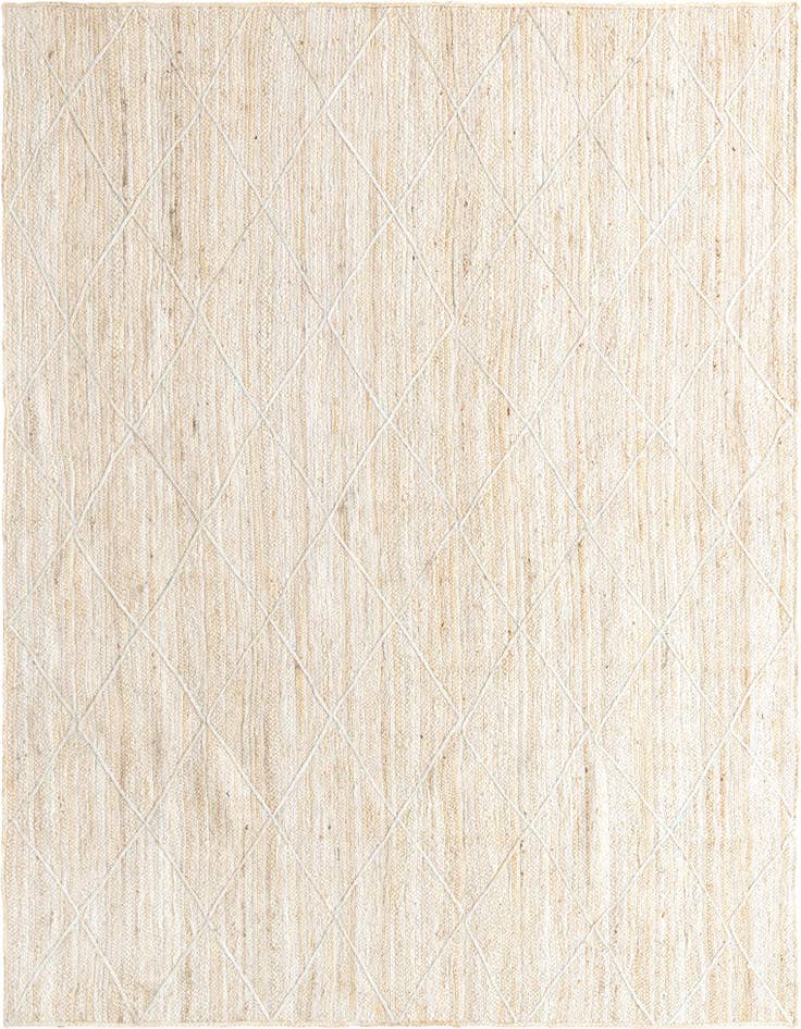 Detail image of  8' x 11'  Hand Braided Jute Rug