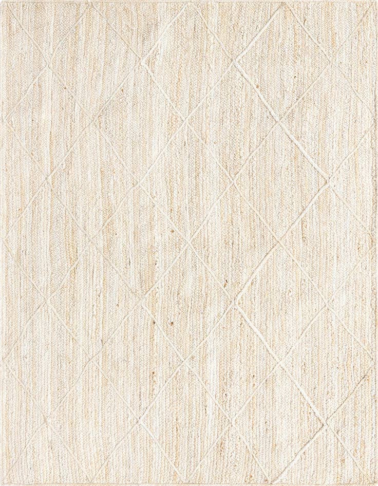 Detail image of  6' 1 x 9'  Hand Braided Jute Rug