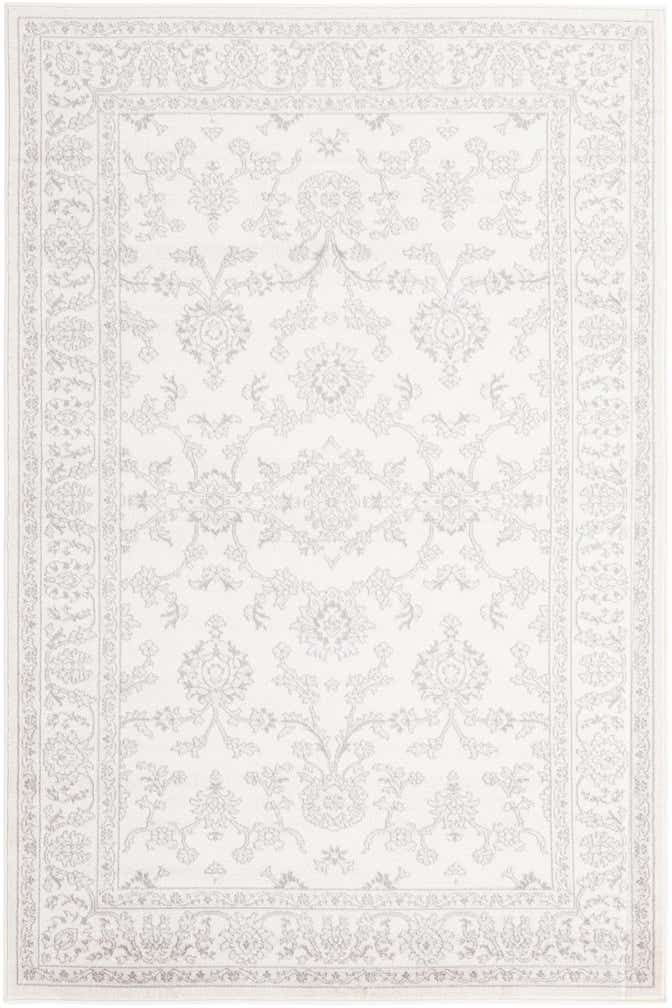 Ivory 5' 3 x 8' Charlotte Rug | Rugs.com